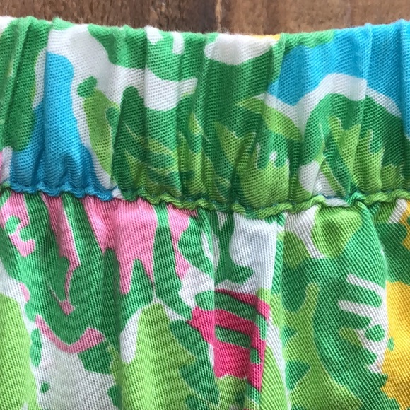 Vintage Lilly Pulitzer Elastic Waist Floral Pants - Picture 5 of 9